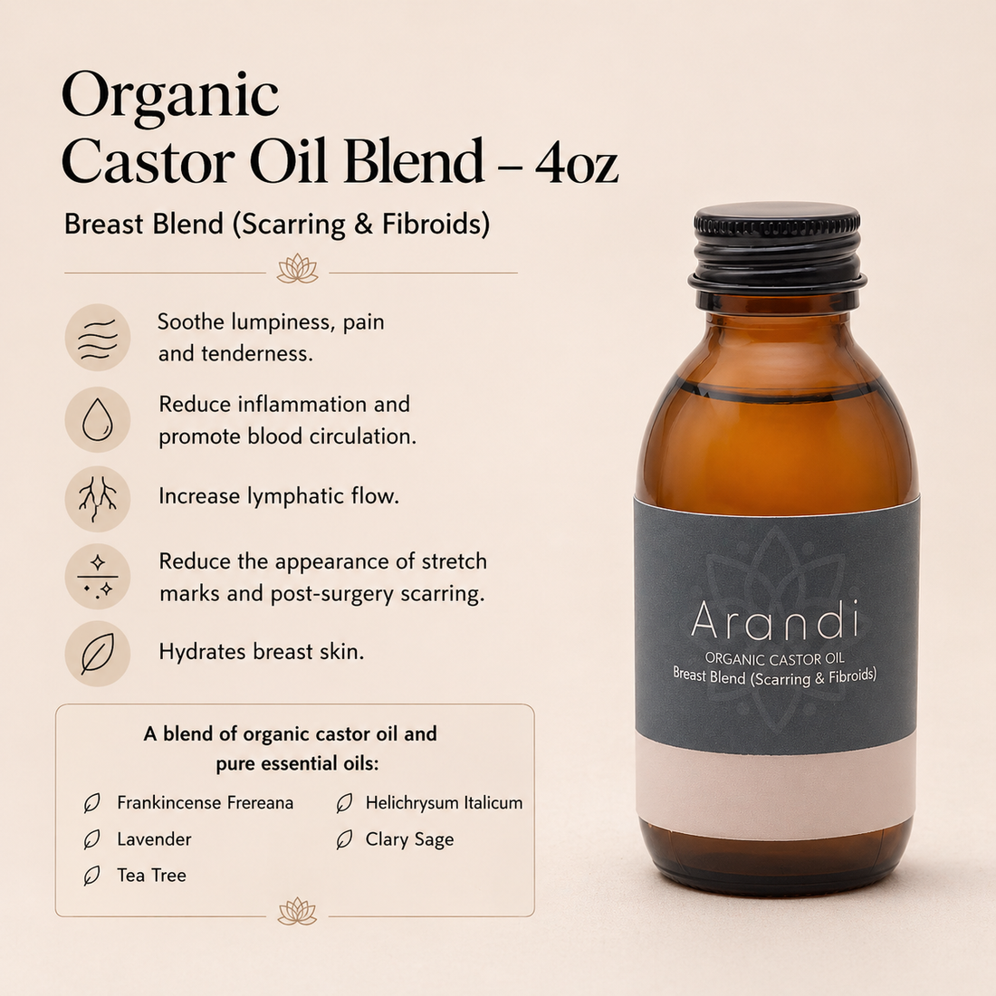 Breast Castor Oil Blend